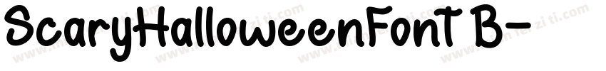 ScaryHalloweenFont B字体转换